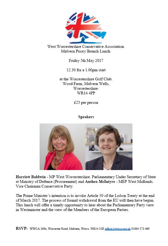 Priory Branch Lunch Invitation