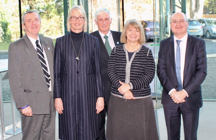 Phil Grove and Ken Pollock meets with the Minister for Small Business Margot James