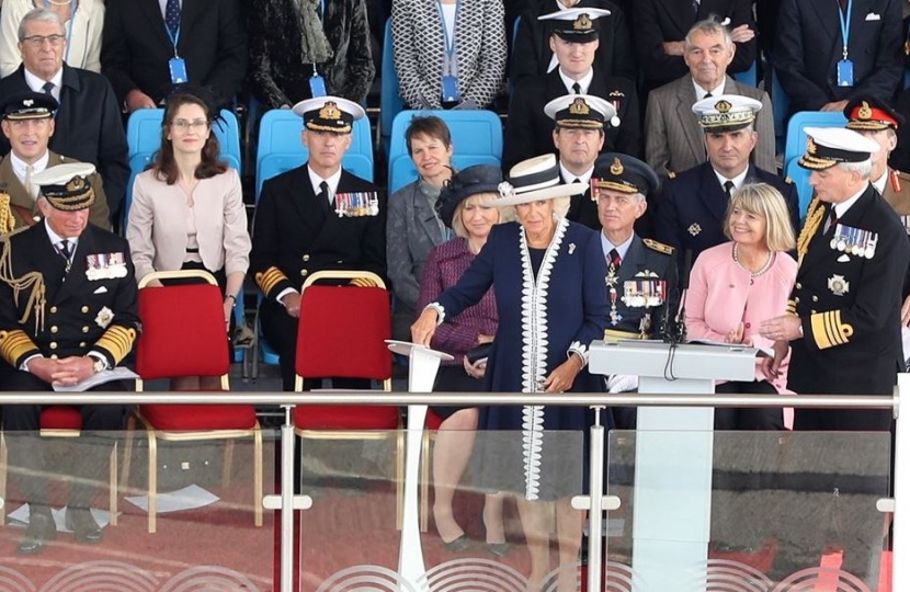 Duchess of Rothesay names HMS Price of Wales