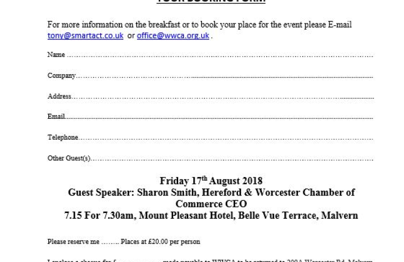 Booking Form