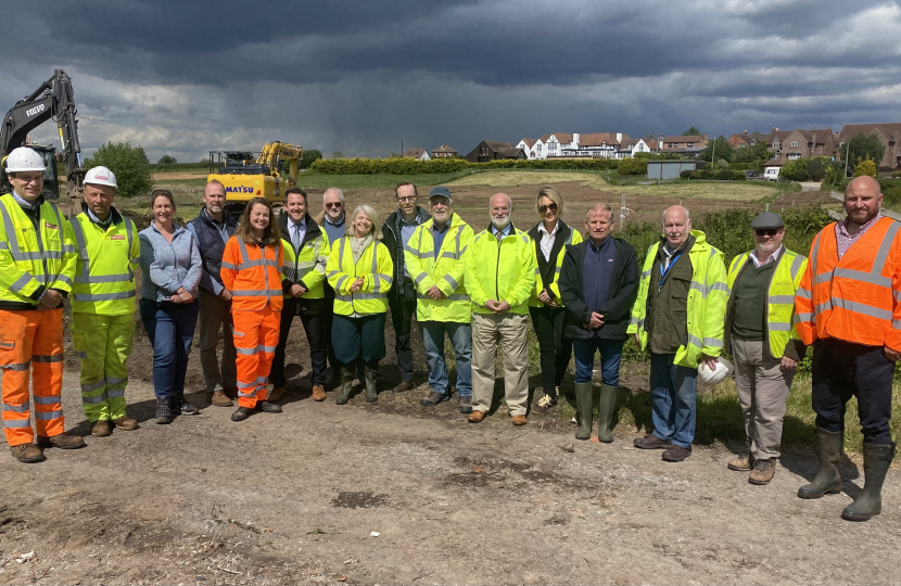 Dame Harriett MP (centre) with Severn Stoke group