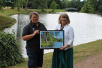 WEST WORCESTERSHIRE MP Harriett Baldwin visited Croome Court to help to launch a new stamp celebrating the work of Capability Brown.