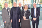 Cllr Phil Grove, Margot James MP, Cllr Ken Pollock, Harriett Baldwin MP, Cllr Simon Geraghty