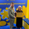 Dame Harriett Baldwin MP (right) with Toby North, Head of Public Affairs at Marie Curie