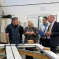 Dame Harriett Baldwin MP is briefed on the work planned for Tenbury Wells by the team at Whitehouse Construction.